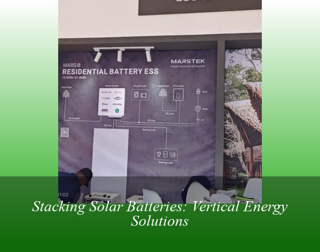 Stacking Solar Batteries: Vertical Energy Solutions